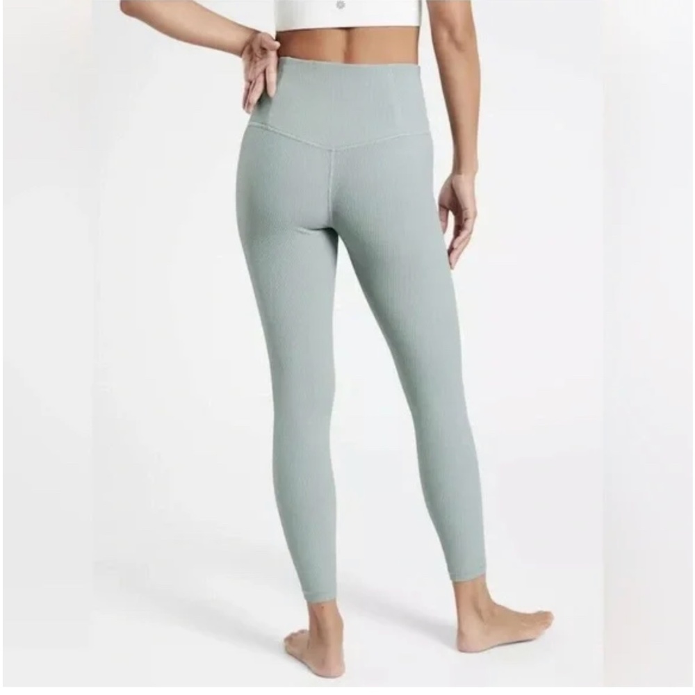 Athleta elation rib tight, Sage/Seafoam Green Color, Size Small - Picture 5 of 5